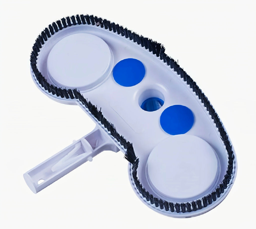 Tête d'Aspiration pour Piscine avec Brosse - Outil de Nettoyage Sous-Marin pour Fond et Parois