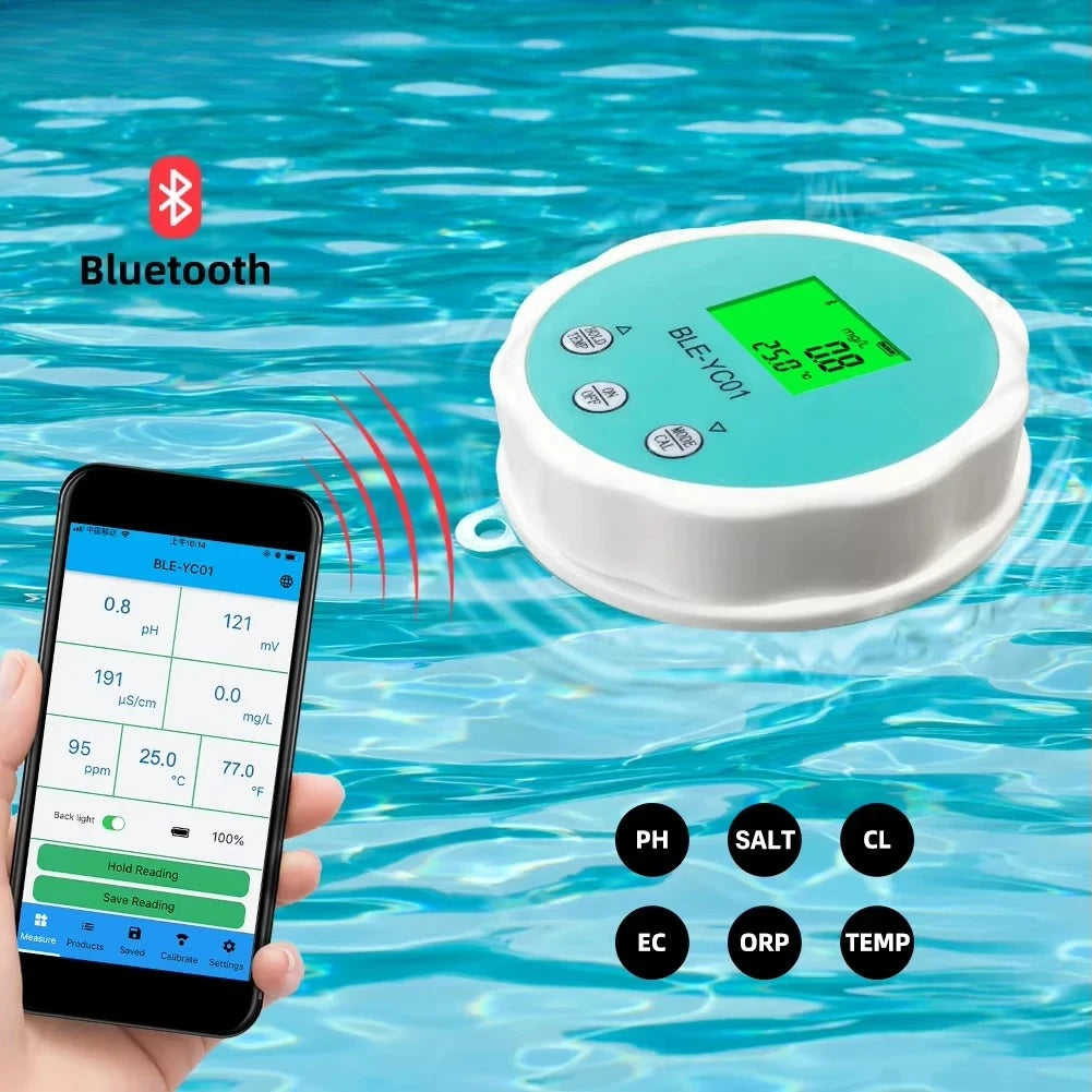 Analyseur Eau Spa Connecté - pH, Chlore - vue 1
