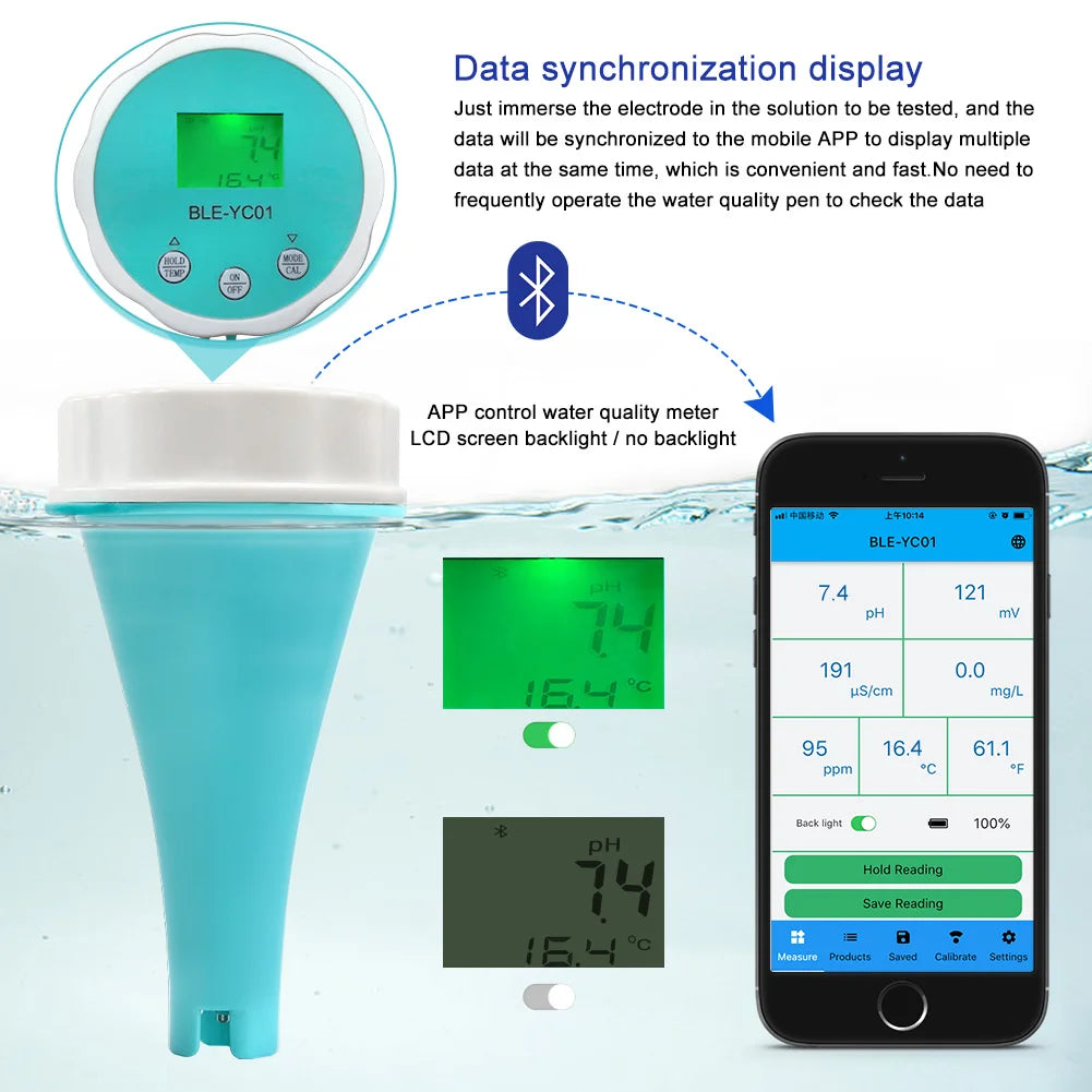 Analyseur Eau Spa Connecté - pH, Chlore - vue 2