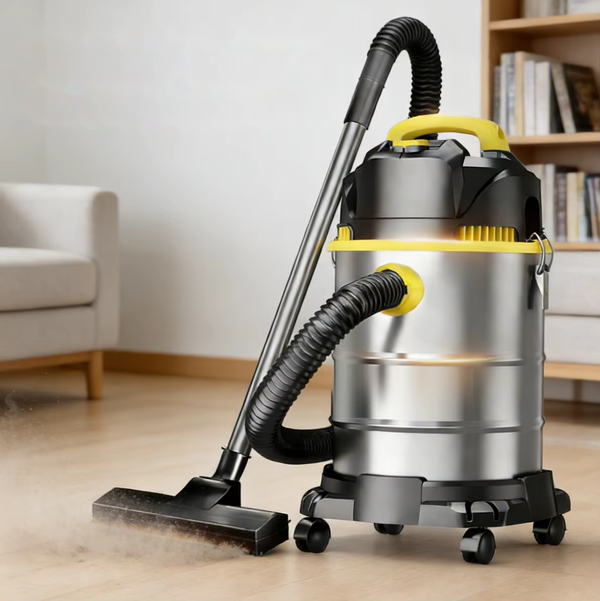 Aspirateur Eau et Poussière Professionnel Haute Puissance