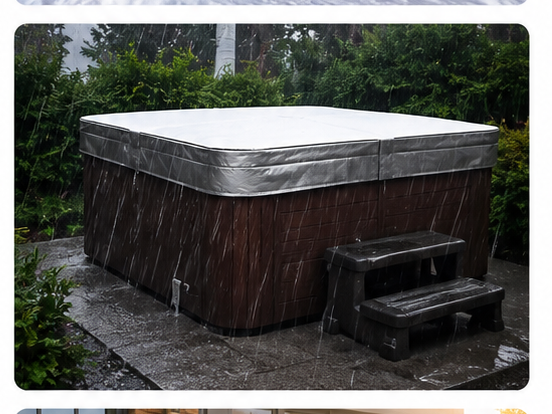 Isolierabdeckung für den Whirlpool – Wärmeschutz