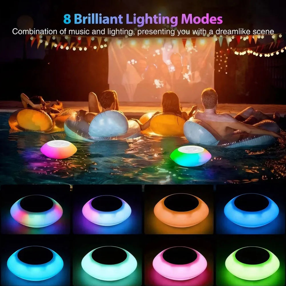 Haut-Parleur Flottant Bluetooth Étanche IPX7 - Piscine et Spa - vue 2