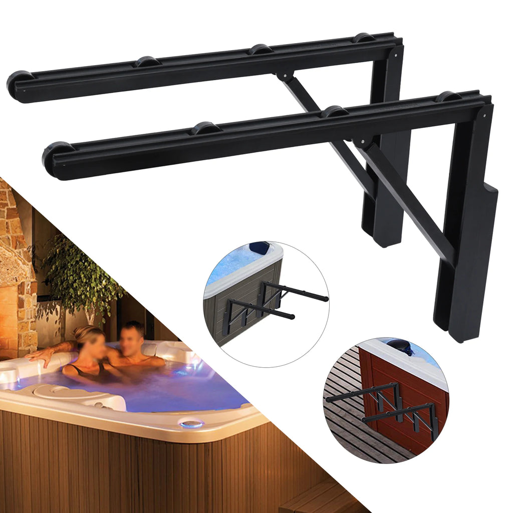 Lève-Couvercle Spa - Lot de 2 Supports Roulants - vue 2